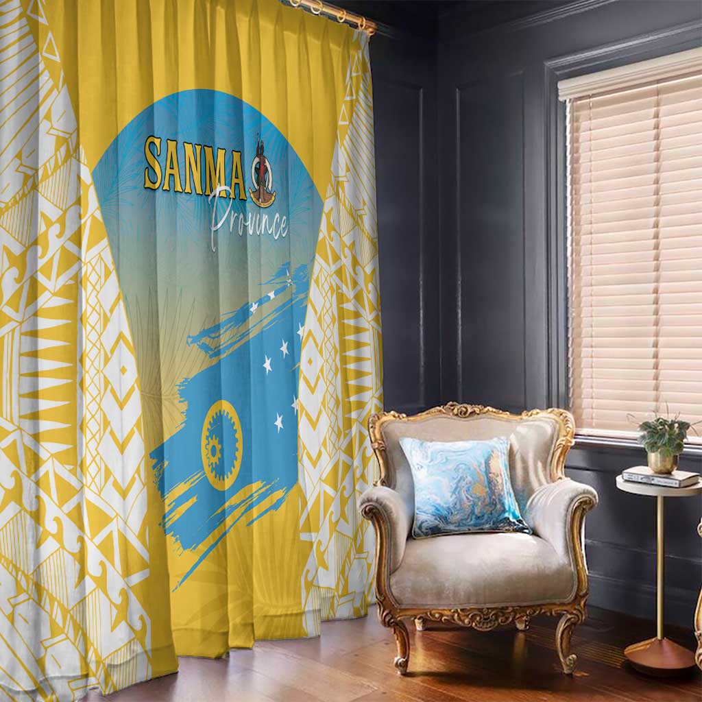 Vanuatu Sanma Day Window Curtain Special Style LT05 - Polynesian Pride