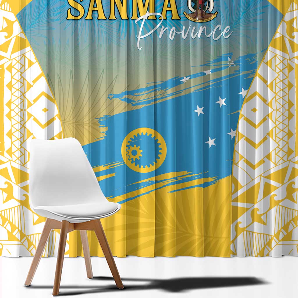 Vanuatu Sanma Day Window Curtain Special Style LT05 - Polynesian Pride