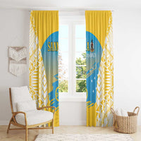 Vanuatu Sanma Day Window Curtain Special Style LT05 - Polynesian Pride