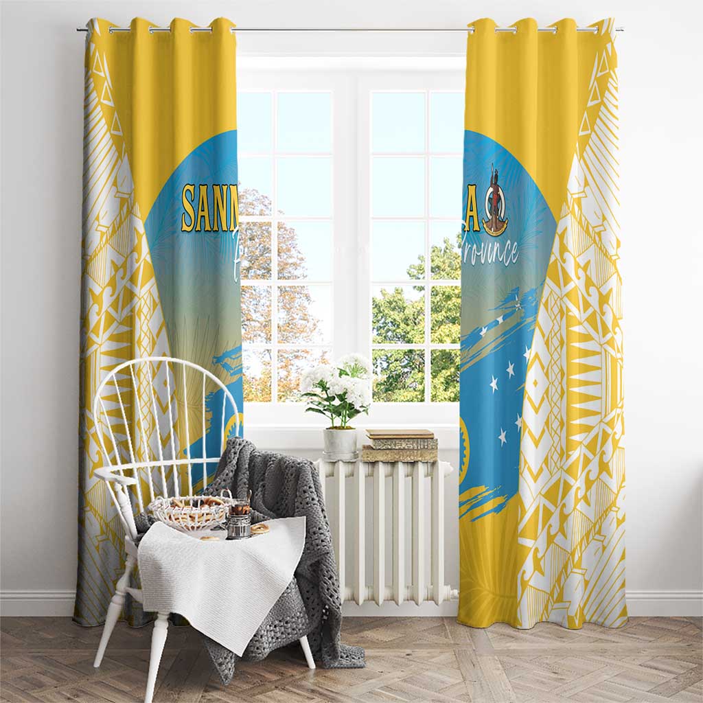 Vanuatu Sanma Day Window Curtain Special Style LT05 - Polynesian Pride