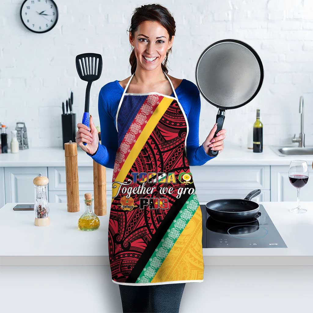 Love Torba PNG Day Apron Together We Grow - Polynesian Pride