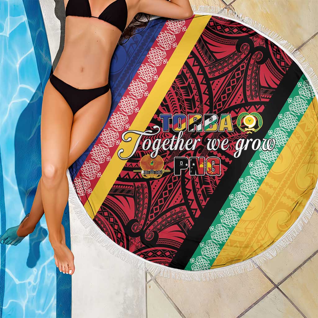 Love Torba PNG Day Beach Blanket Together We Grow - Polynesian Pride