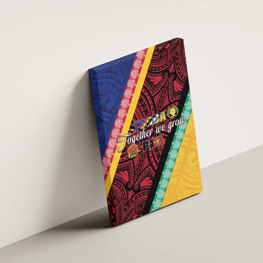 Love Torba PNG Day Canvas Wall Art Together We Grow - Polynesian Pride