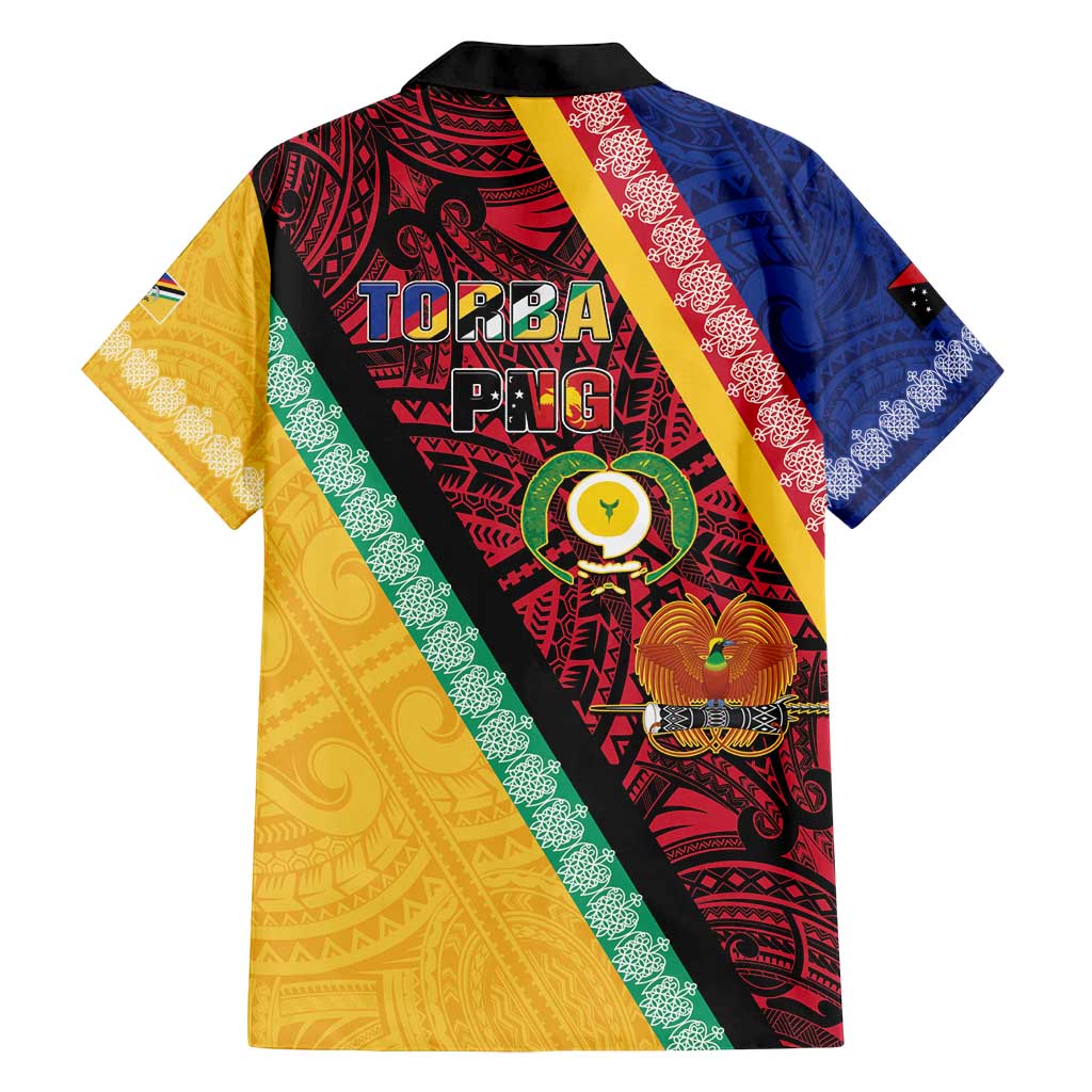 Love Torba PNG Day Family Matching Long Sleeve Bodycon Dress and Hawaiian Shirt Together We Grow - Polynesian Pride