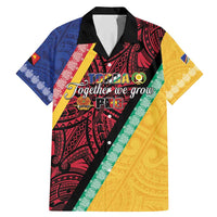 Love Torba PNG Day Family Matching Mermaid Dress and Hawaiian Shirt Together We Grow - Polynesian Pride