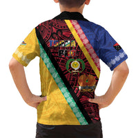 Love Torba PNG Day Family Matching Puletasi and Hawaiian Shirt Together We Grow - Polynesian Pride