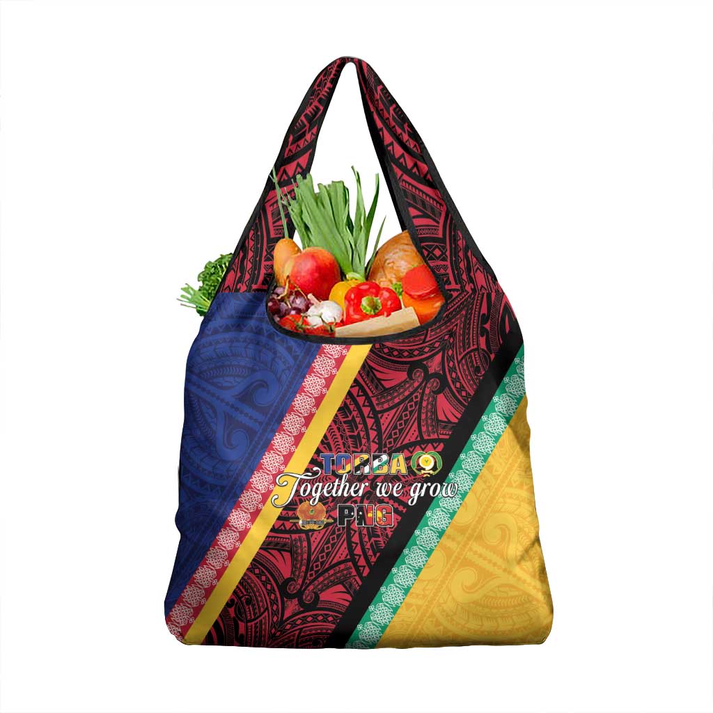 Love Torba PNG Day Grocery Bag Together We Grow LT05 1-pack One Size Colorful - Polynesian Pride