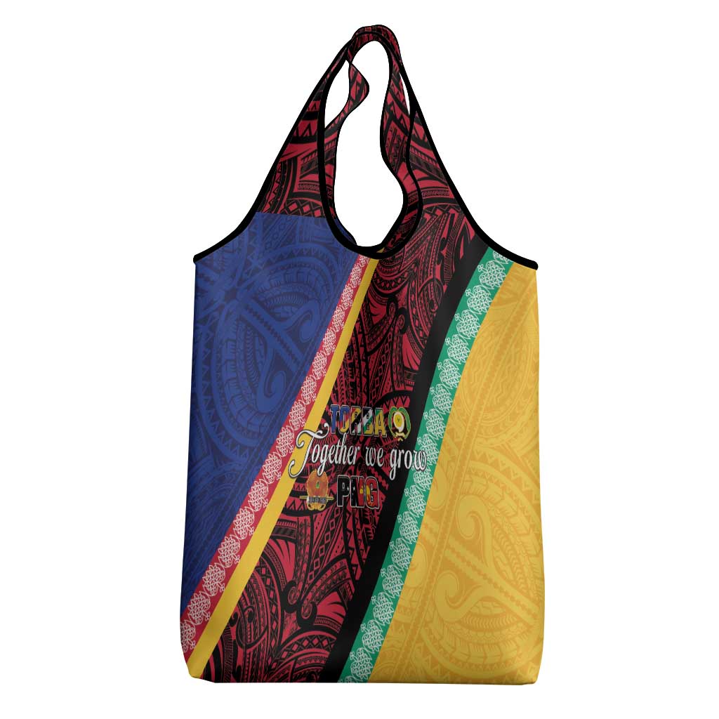 Love Torba PNG Day Grocery Bag Together We Grow LT05 - Polynesian Pride