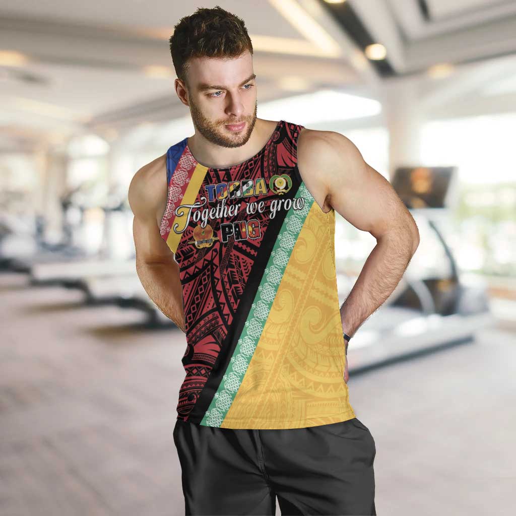 Love Torba PNG Day Men Tank Top Together We Grow - Polynesian Pride