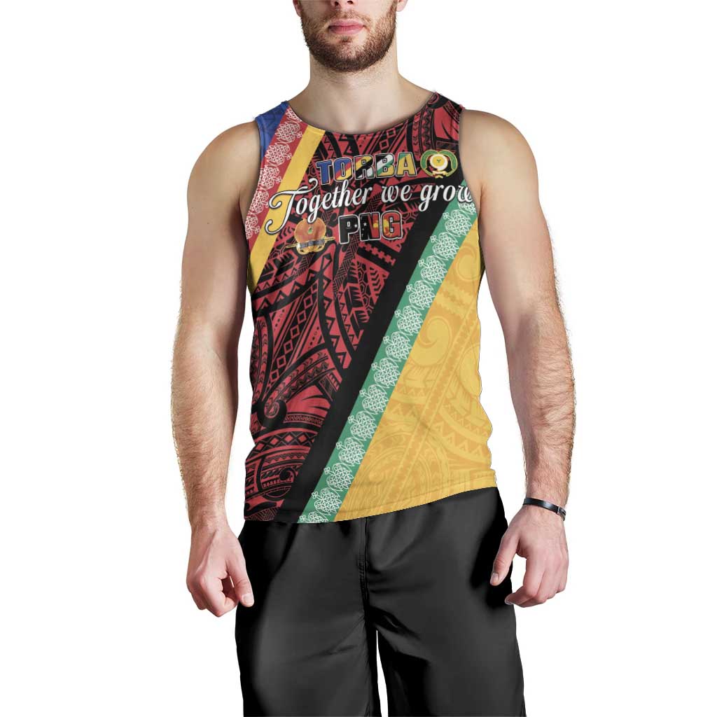 Love Torba PNG Day Men Tank Top Together We Grow - Polynesian Pride
