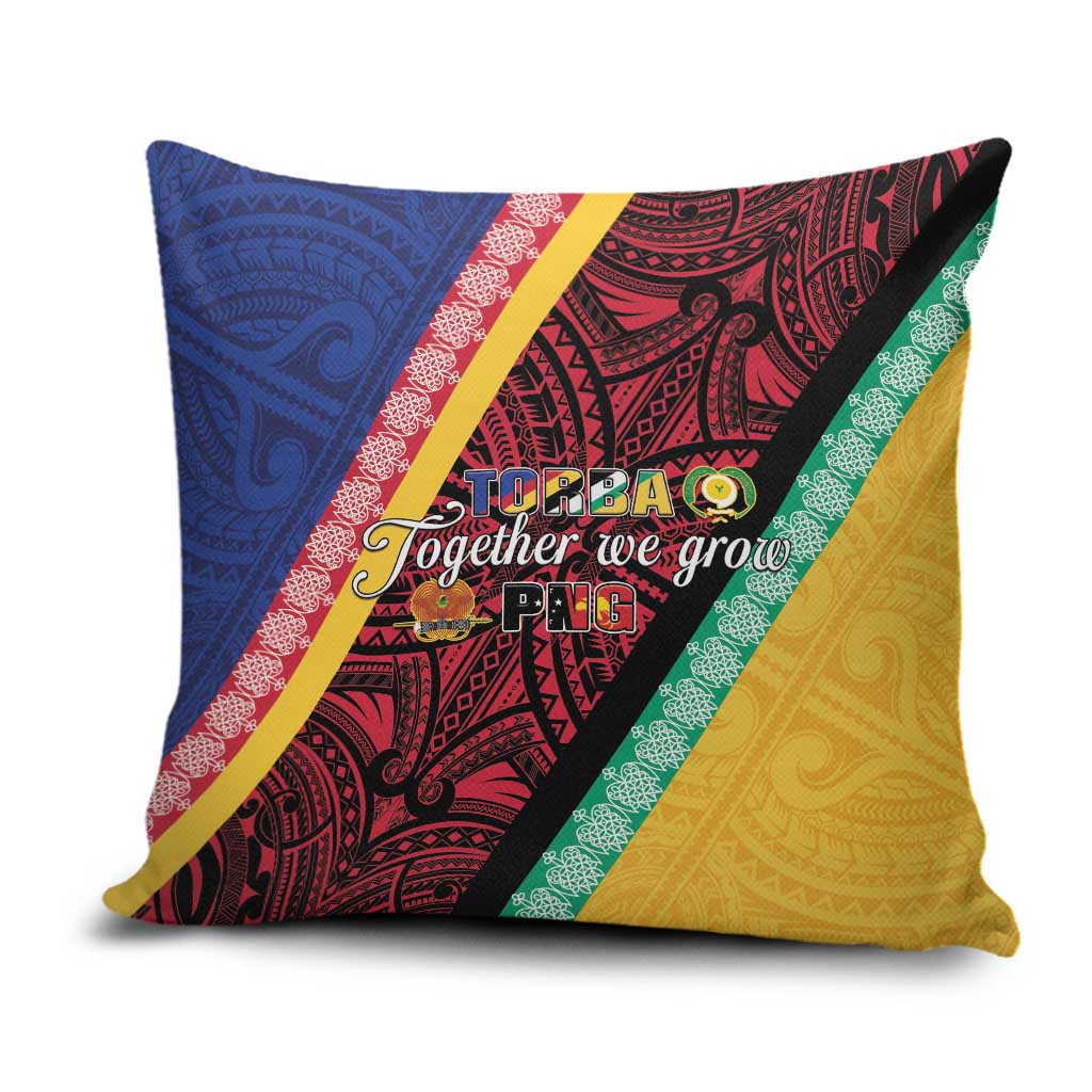 Love Torba PNG Day Pillow Cover Together We Grow - Polynesian Pride