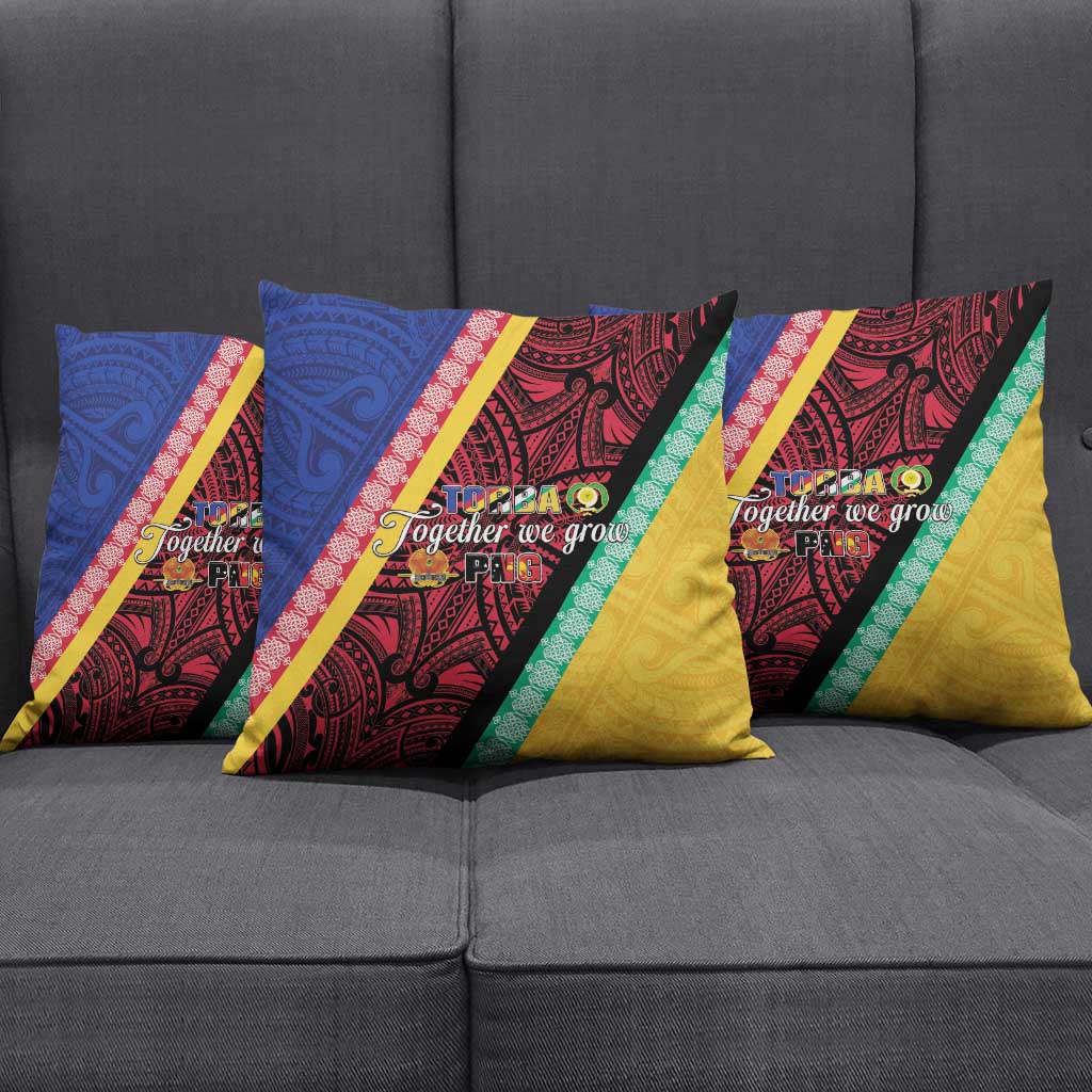 Love Torba PNG Day Pillow Cover Together We Grow - Polynesian Pride