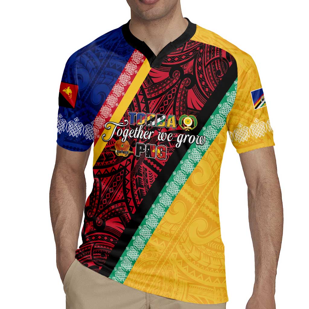 Love Torba PNG Day Rugby Jersey Together We Grow - Polynesian Pride