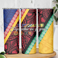 Love Torba PNG Day Skinny Tumbler Together We Grow - Polynesian Pride