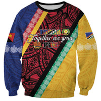 Love Torba PNG Day Sweatshirt Together We Grow - Polynesian Pride
