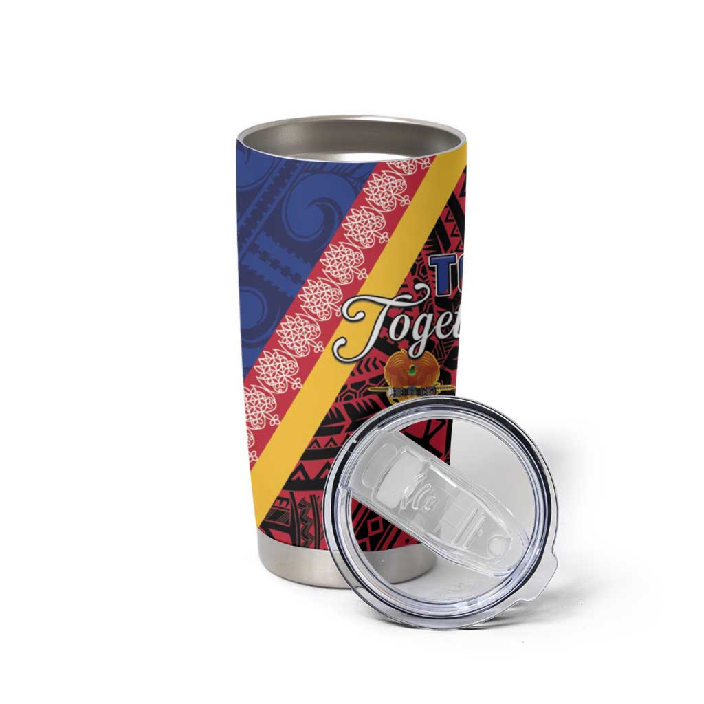 Love Torba PNG Day Tumbler Cup Together We Grow - Polynesian Pride