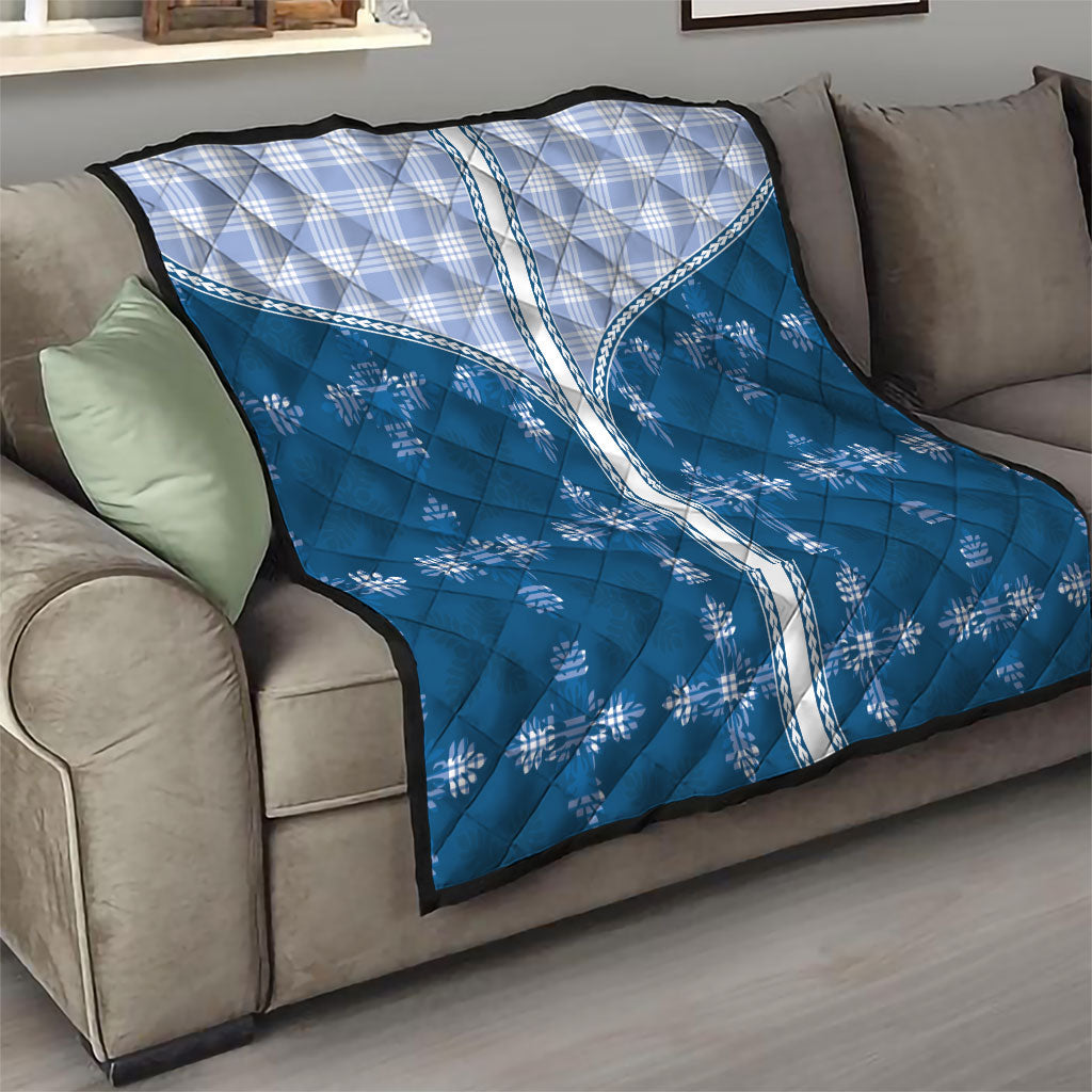 Blue Hawaii Paniolo Quilt Motif Quilt LT05 - Polynesian Pride