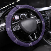 Purple Hawaii Paniolo Quilt Motif Steering Wheel Cover LT05 Universal Fit Purple - Polynesian Pride