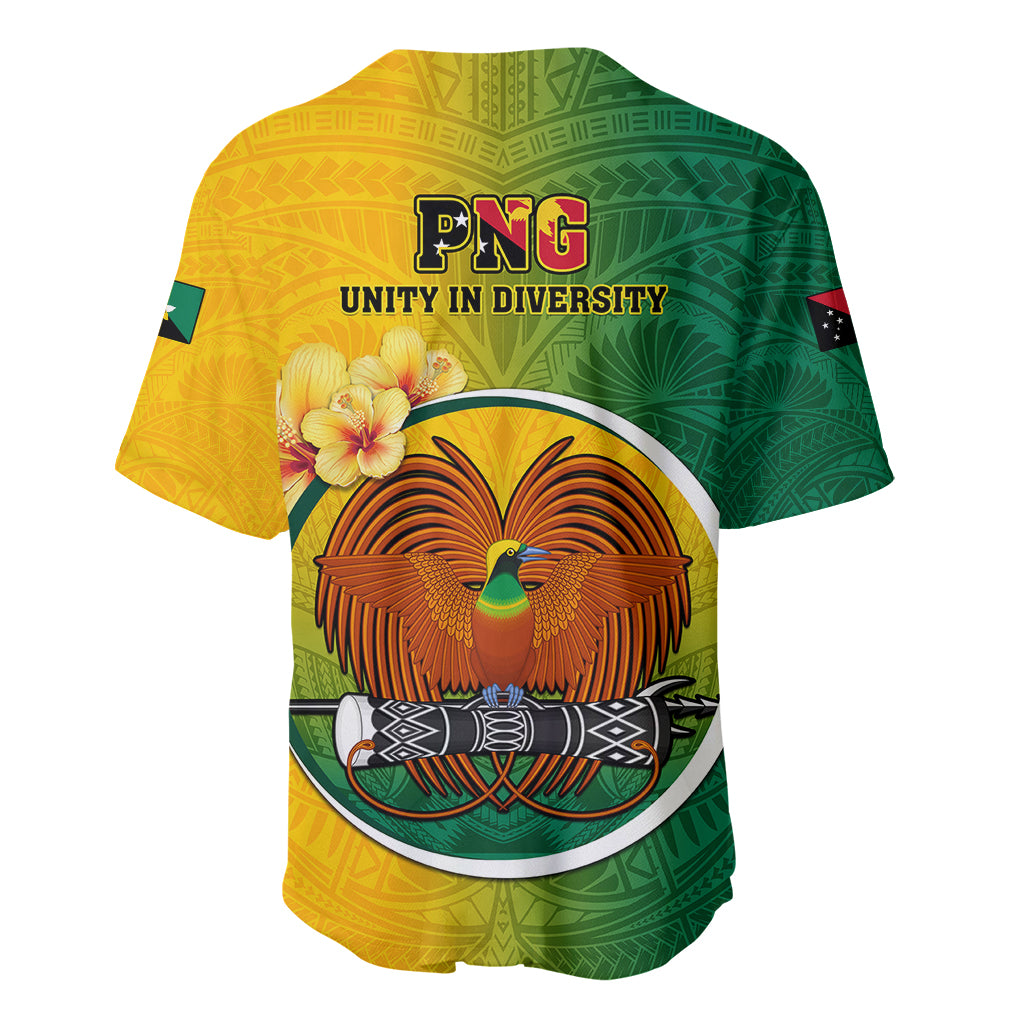 Papua New Guinea Enga Province Baseball Jersey Mix Coat Of Arms Polynesian Pattern LT05 - Polynesian Pride