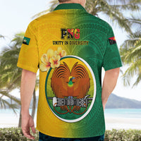 Papua New Guinea Enga Province Hawaiian Shirt Mix Coat Of Arms Polynesian Pattern LT05 - Polynesian Pride