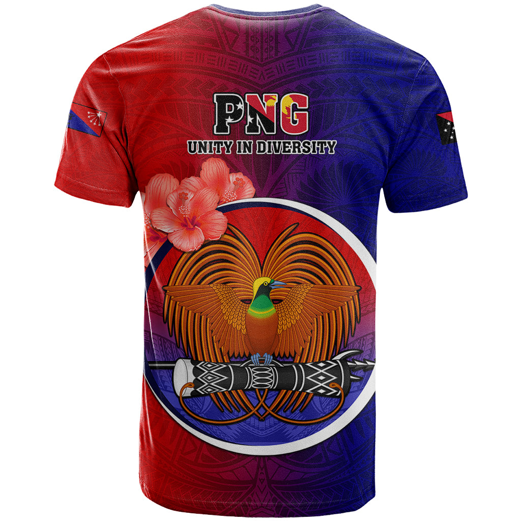 Papua New Guinea Central Province T Shirt Mix Coat Of Arms Polynesian Pattern LT05 - Polynesian Pride