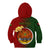 Personalized Papua New Guinea Chimbu Province Kid Hoodie Mix Coat Of Arms Polynesian Pattern LT05 - Polynesian Pride