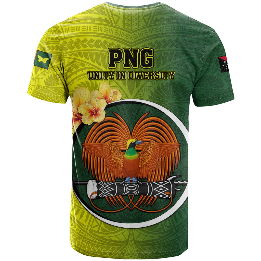 Papua New Guinea Oro Province T Shirt Mix Coat Of Arms Polynesian Pattern LT05 - Polynesian Pride