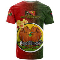 Papua New Guinea Eastern Highlands Province T Shirt Mix Coat Of Arms Polynesian Pattern LT05 - Polynesian Pride