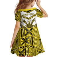 Personalised Niue The Rock Of Polynesia Family Matching Puletasi and Hawaiian Shirt Peniamina Gospel Day Yellow Version LT05 - Polynesian Pride