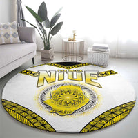 Niue The Rock Of Polynesia Round Carpet Peniamina Gospel Day Yellow Version LT05 - Polynesian Pride
