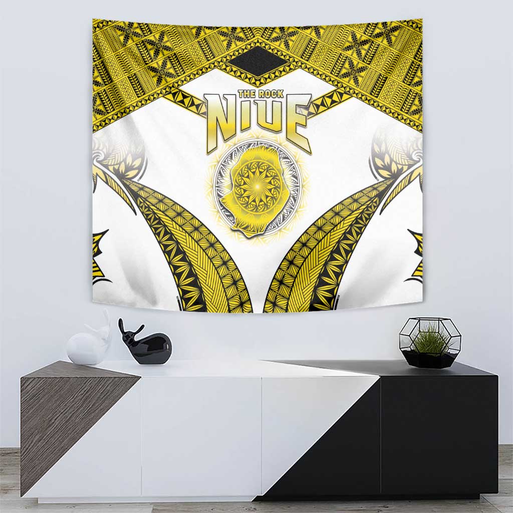 Niue The Rock Of Polynesia Tapestry Peniamina Gospel Day Yellow Version