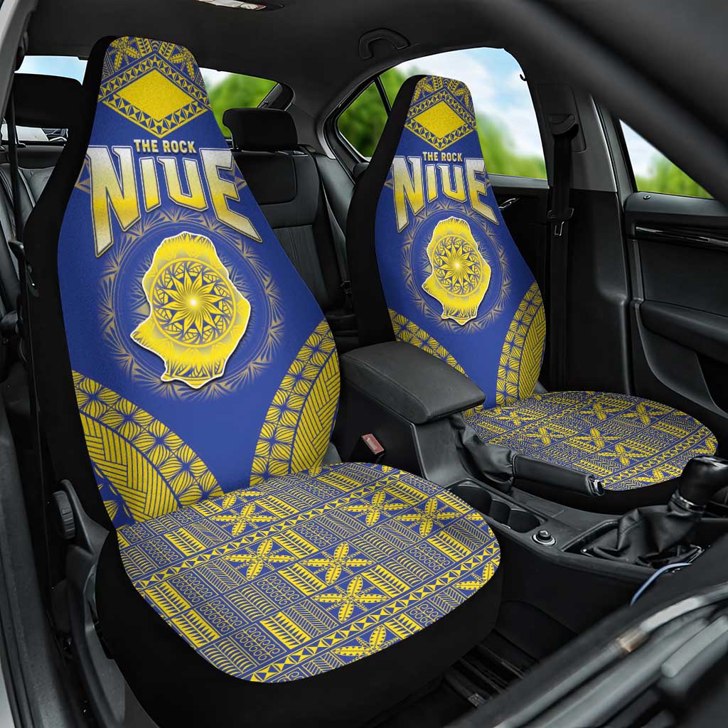 Niue The Rock Of Polynesia Car Seat Cover Peniamina Gospel Day Blue Version