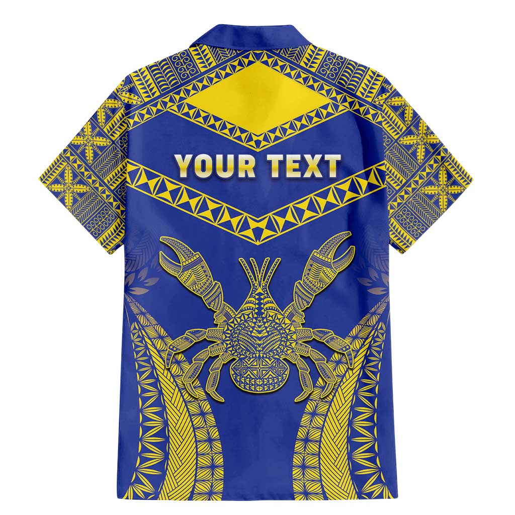 Personalised Niue The Rock Of Polynesia Family Matching Mermaid Dress and Hawaiian Shirt Peniamina Gospel Day Blue Version