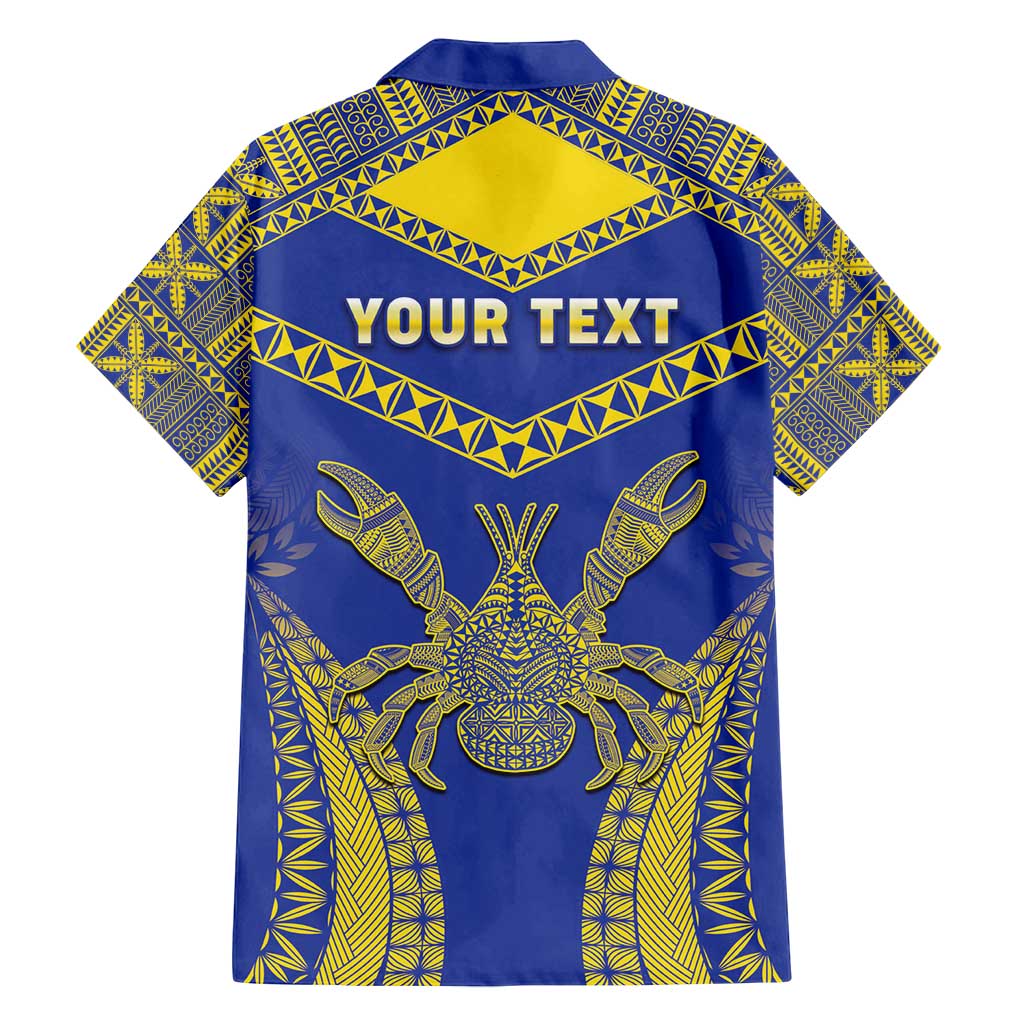 Personalised Niue The Rock Of Polynesia Family Matching Tank Maxi Dress and Hawaiian Shirt Peniamina Gospel Day Blue Version LT05 - Polynesian Pride