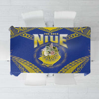 Niue The Rock Of Polynesia Tablecloth Peniamina Gospel Day Blue Version LT05 Blue - Polynesian Pride
