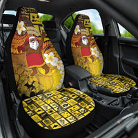 Papua New Guinea Retro Christmas Car Seat Cover Hamamas Krismas - Polynesian Pride