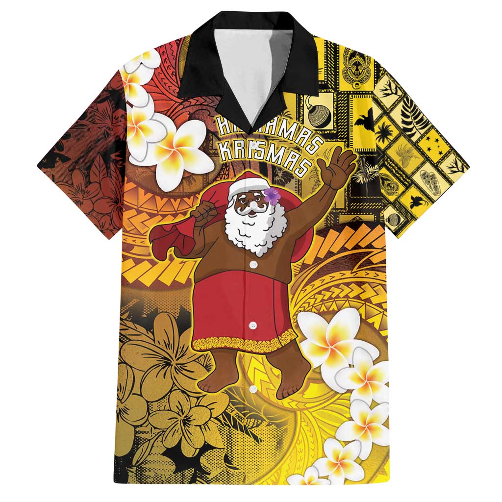Papua New Guinea Retro Christmas Family Matching Puletasi and Hawaiian Shirt Hamamas Krismas - Polynesian Pride
