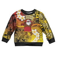 Papua New Guinea Retro Christmas Kid Ugly Christmas Sweater Hamamas Krismas - Polynesian Pride