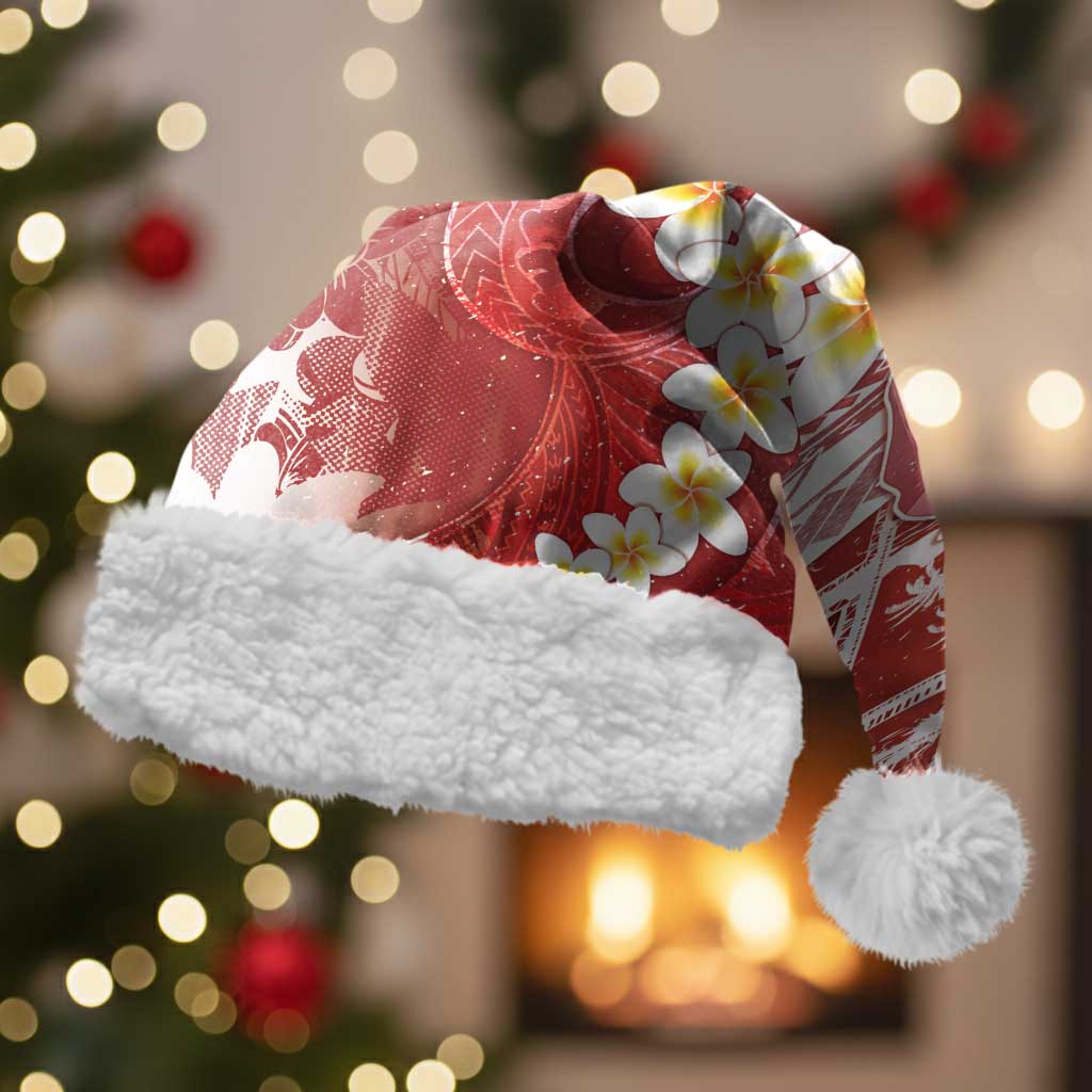 Tonga Christmas Santa Hat Kilisimasi Fiefia Retro Style Red - Polynesian Pride