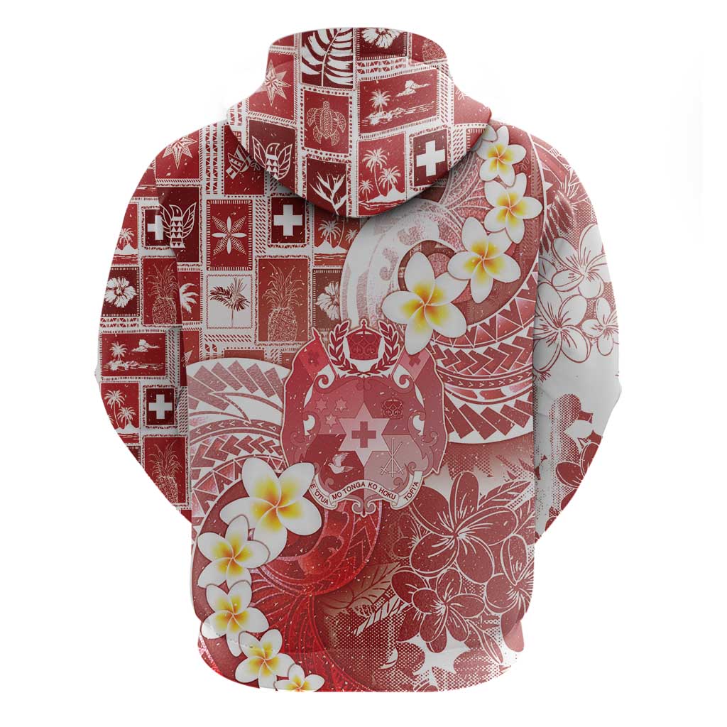 Tonga Christmas Hoodie Kilisimasi Fiefia Retro Style Red - Polynesian Pride