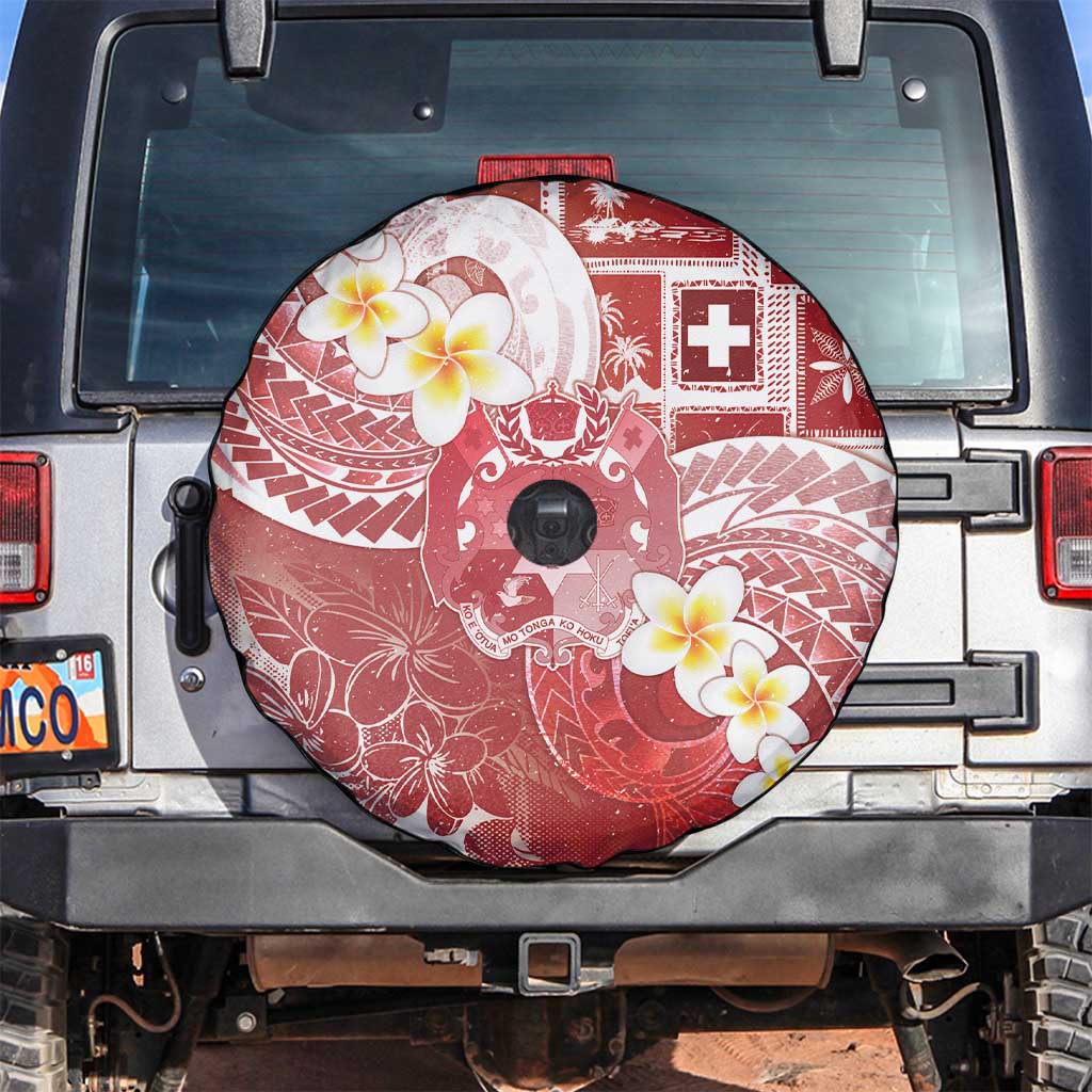 Tonga Christmas Spare Tire Cover Kilisimasi Fiefia Retro Style Red - Polynesian Pride