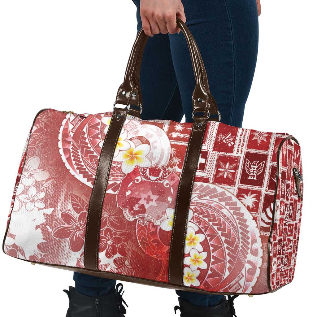 Tonga Christmas Travel Bag Kilisimasi Fiefia Retro Style Red - Polynesian Pride