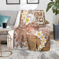 Tonga Christmas Blanket Kilisimasi Fiefia Retro Style Brown - Polynesian Pride
