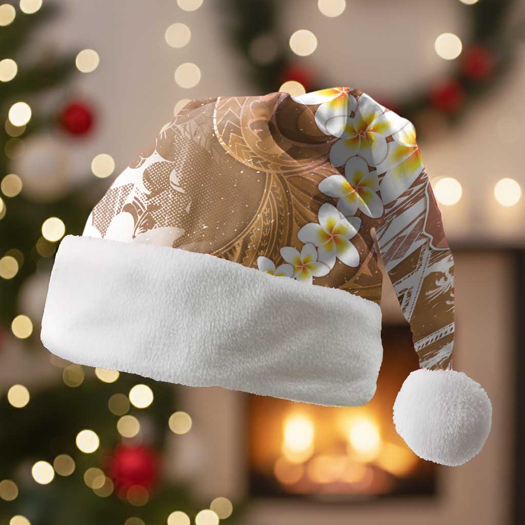 Tonga Christmas Santa Hat Kilisimasi Fiefia Retro Style Brown - Polynesian Pride