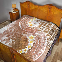 Tonga Christmas Quilt Kilisimasi Fiefia Retro Style Brown - Polynesian Pride
