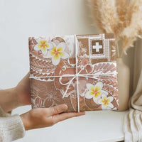 Tonga Christmas Wrapping Paper Kilisimasi Fiefia Retro Style Brown - Polynesian Pride