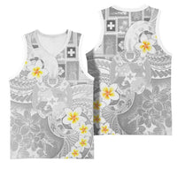 Tonga Christmas Basketball Jersey Kilisimasi Fiefia Retro Style White - Polynesian Pride