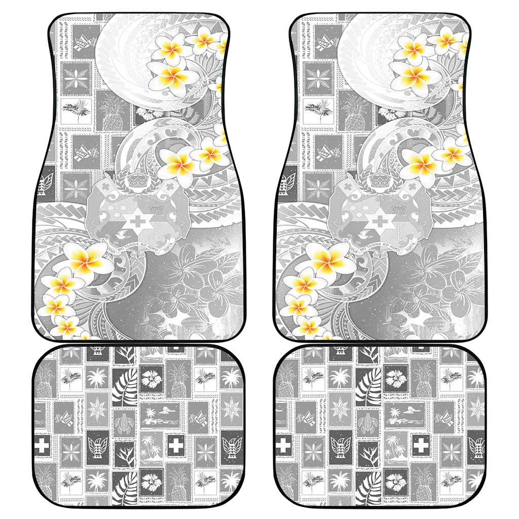 Tonga Christmas Car Mats Kilisimasi Fiefia Retro Style White - Polynesian Pride