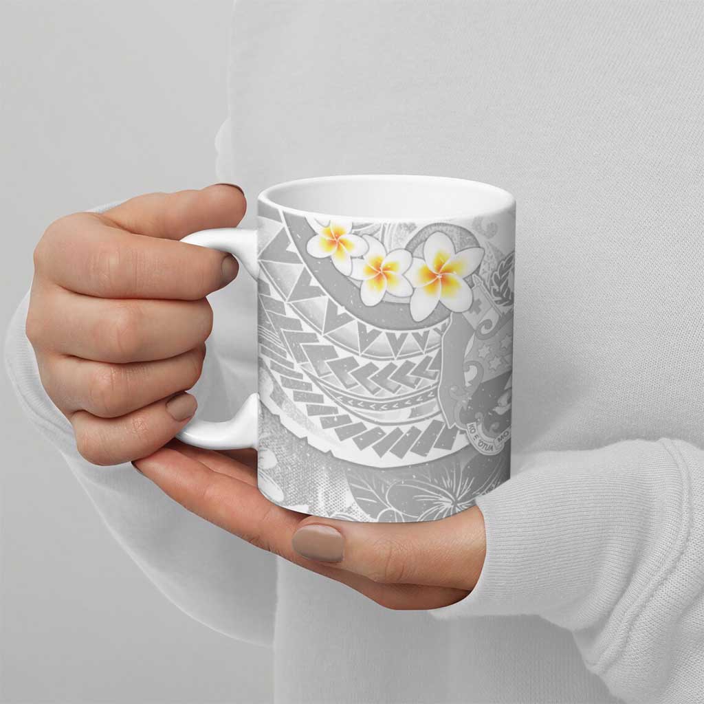 Tonga Christmas Ceramic Mug Kilisimasi Fiefia Retro Style White - Polynesian Pride