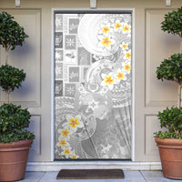 Tonga Christmas Door Cover Kilisimasi Fiefia Retro Style White - Polynesian Pride